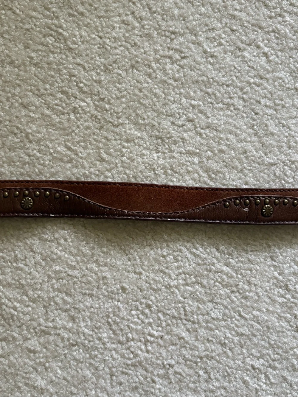 Free People Women’s Western Leather/Suede Stud Belt. Size M/L.